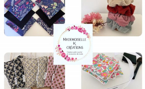 Mademoiselle K Créations : Lingettes, pochons et accessoires pour la salle bains...
